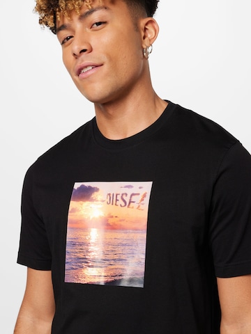 DIESEL - Camiseta 'JUST' en negro