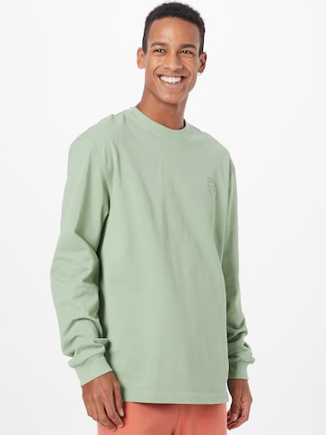 ABOUT YOU Limited Sweatshirt 'Jim'  by Jannik Stutzenberger' in Green: front
