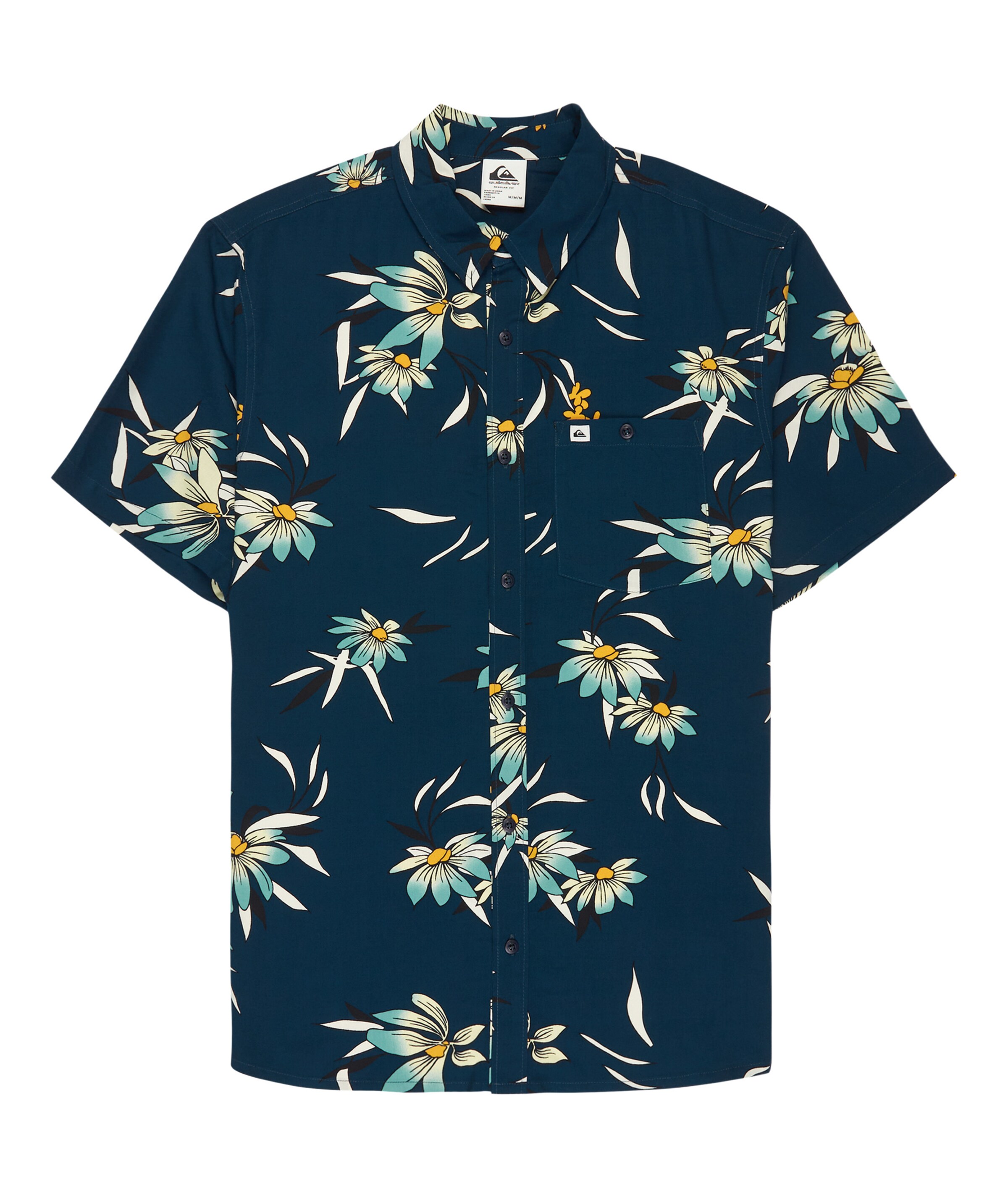 QUIKSILVER Regular Fit Hemd in Blau: Vorderseite