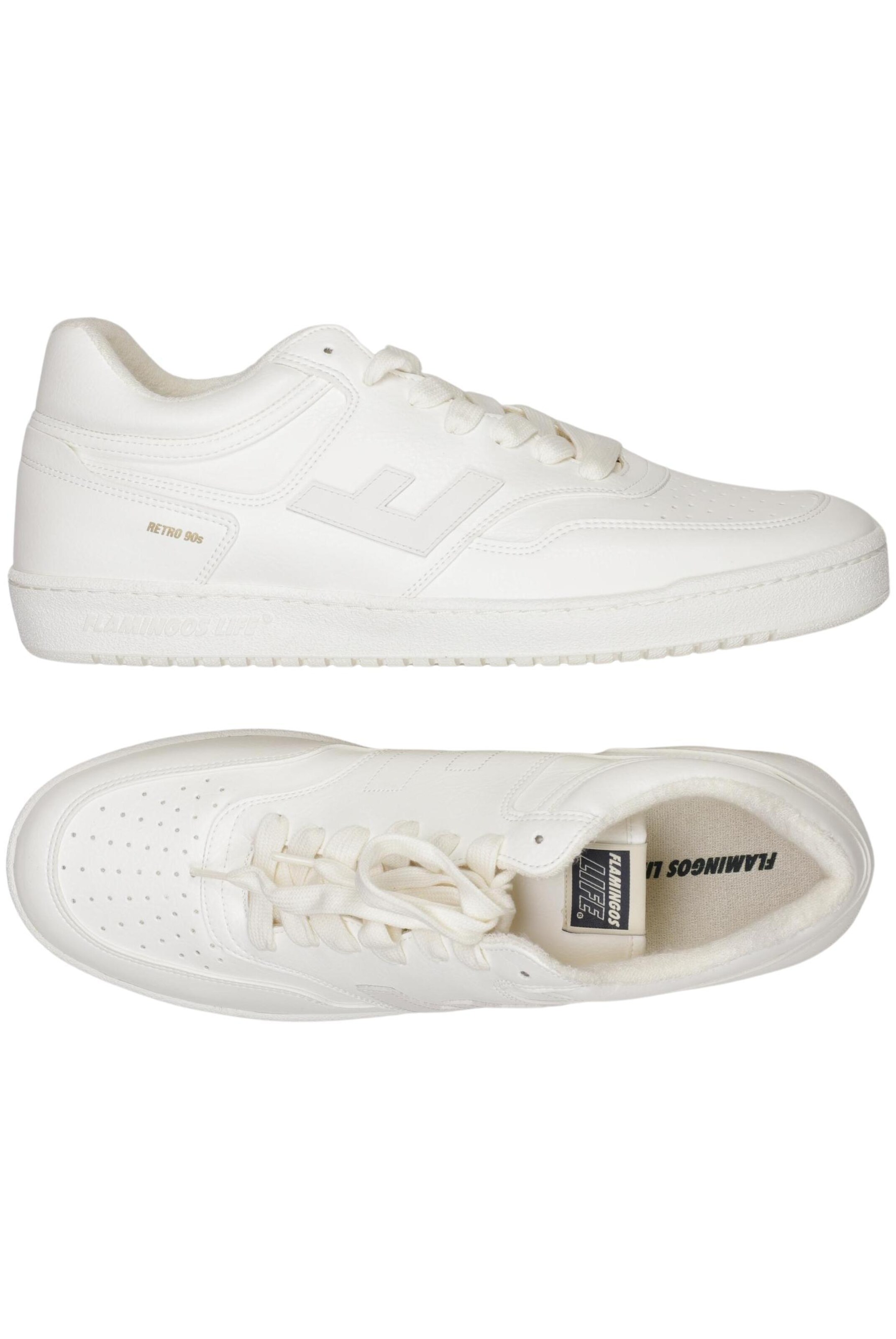 Flamingos' Life Sneaker 46 in Weiß: Vorderseite