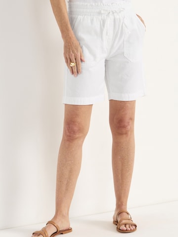 Cellbes of Sweden Regular Trousers in White: front