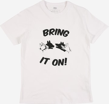Mister Tee Shirt 'Bring It On' in Wit: voorkant
