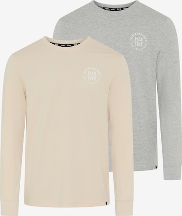 H.I.S Shirt in Beige: front