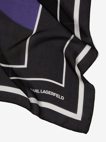 Foulard 'Archive' di Karl Lagerfeld in nero