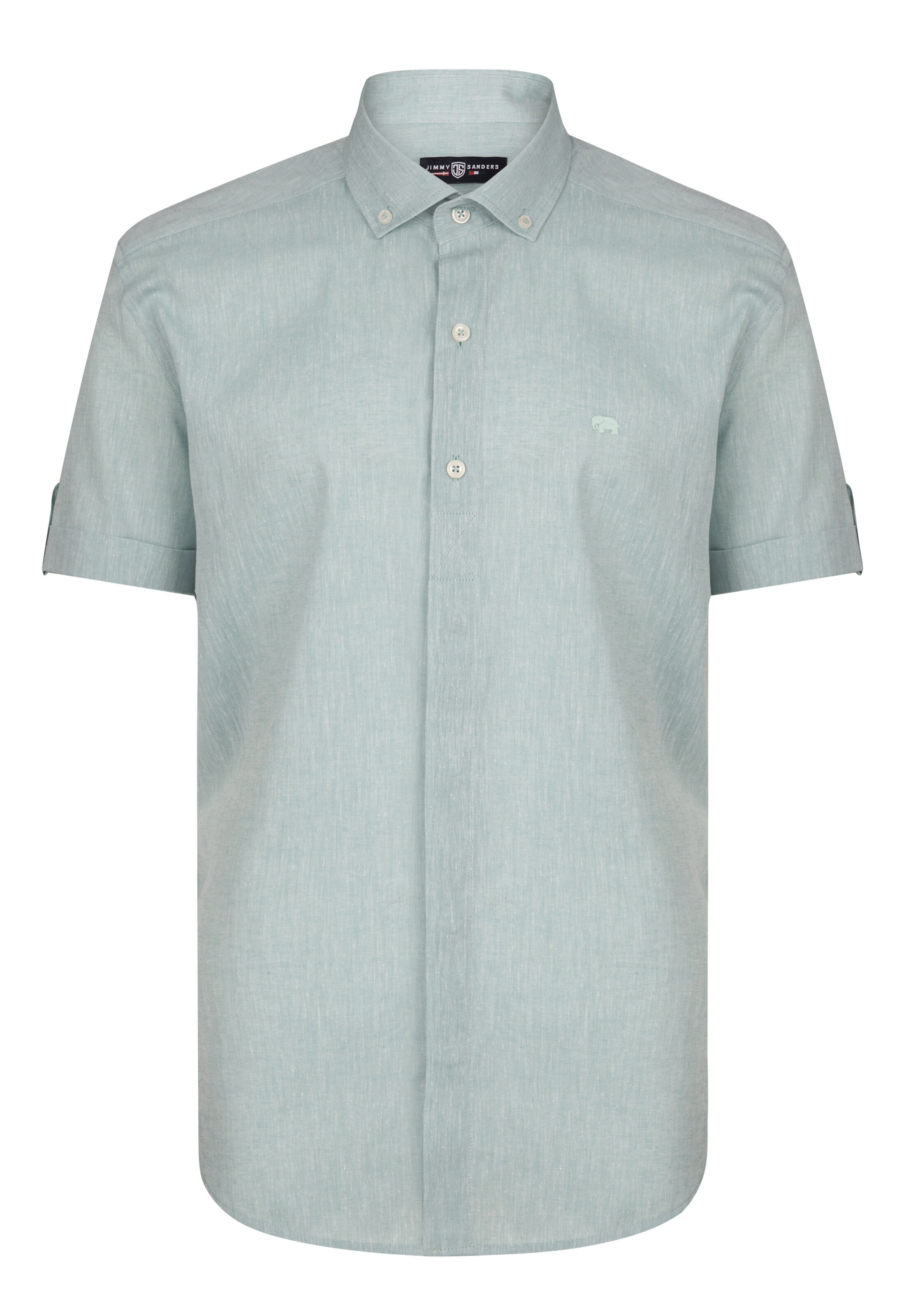 Coupe regular Chemise Jimmy Sanders en vert : devant