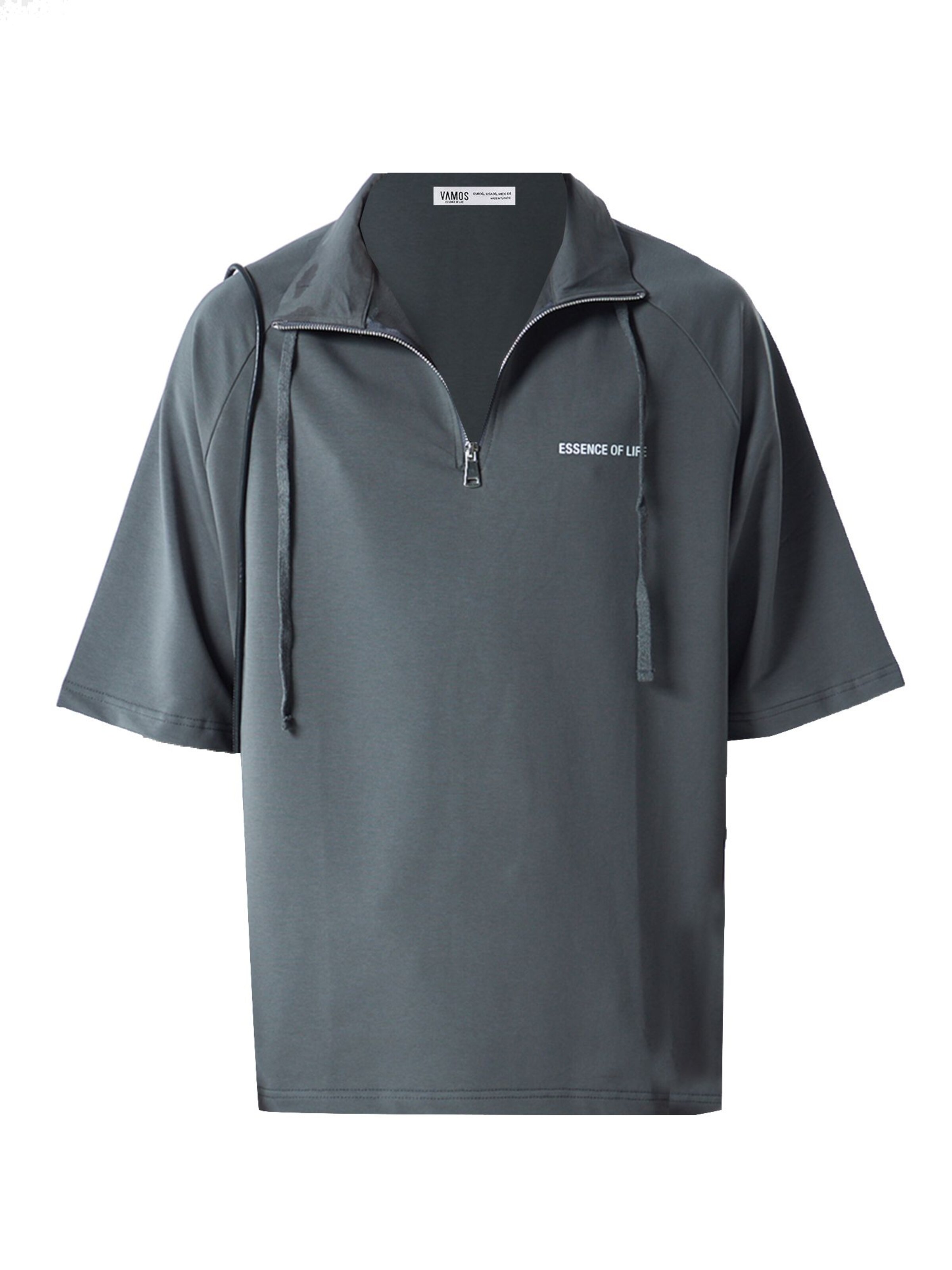 VAMOS CLO Футболка в Серый: спереди