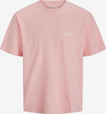 JACK & JONES Тениска 'JORHYDRA' в розово: отпред