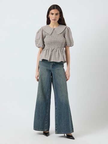 Flared Jeans di YAS in blu: frontale