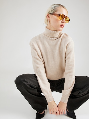 JDY Pullover 'LIBBY' in Beige