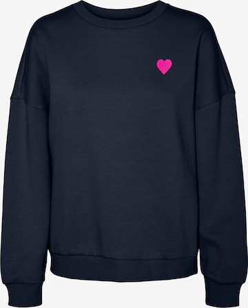 Felpa 'VMBEA' di VERO MODA in blu: frontale