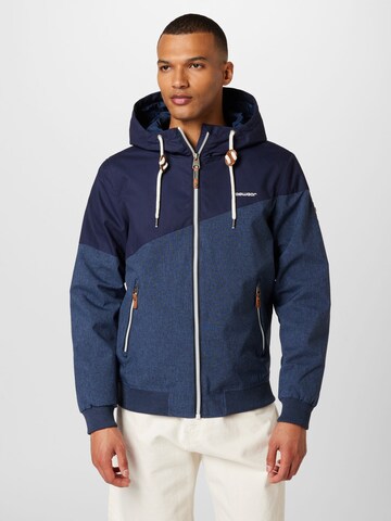 Ragwear Between-Season Jacket 'WINGS' in Blue: front