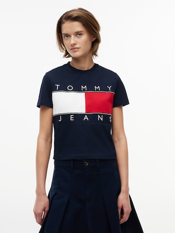 Tommy Jeans - Camiseta en azul: frente