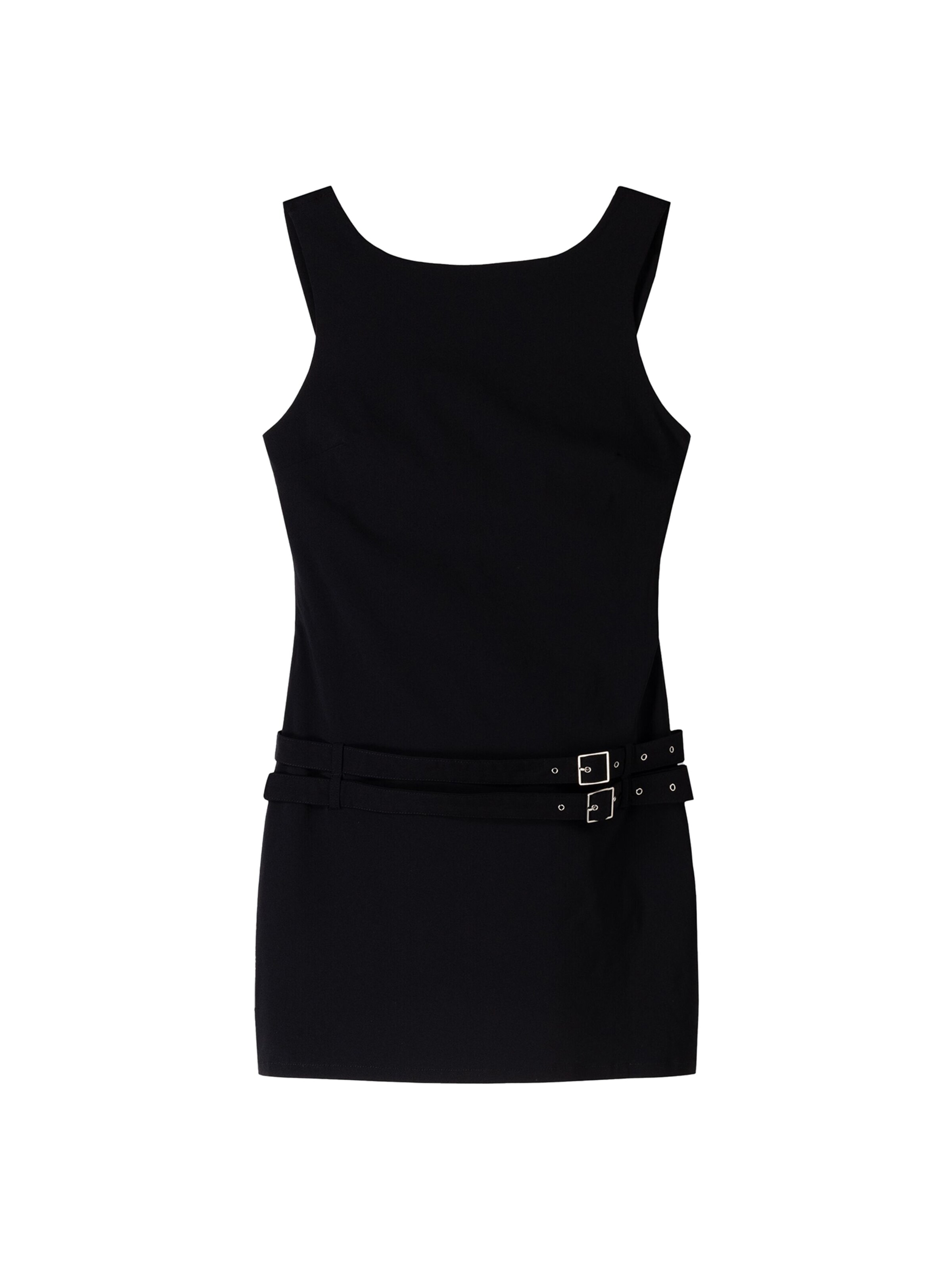 Bershka Šaty - Čierna: predná strana