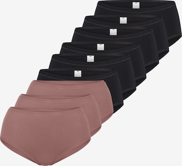 SLOGGI Slip 'GO Daily Cotton' in Brown: front