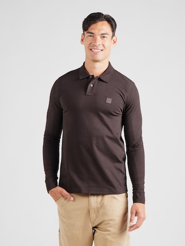 T-Shirt 'Passerby' BOSS en marron : devant
