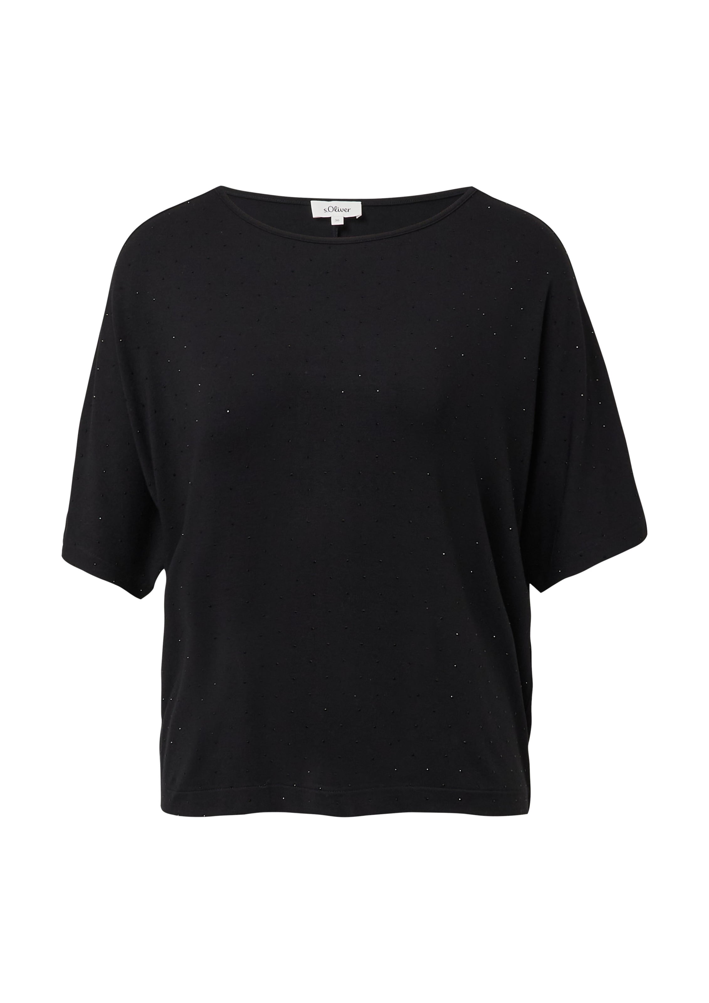 s.Oliver Shirt in de kleur Zwart, Productweergave