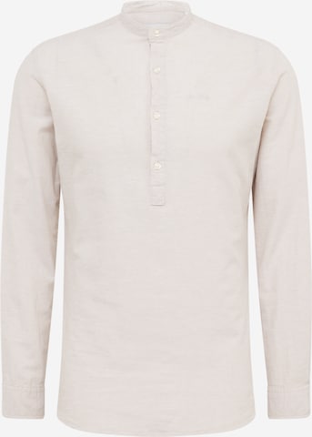 Coupe regular Chemise JACK & JONES en beige : devant