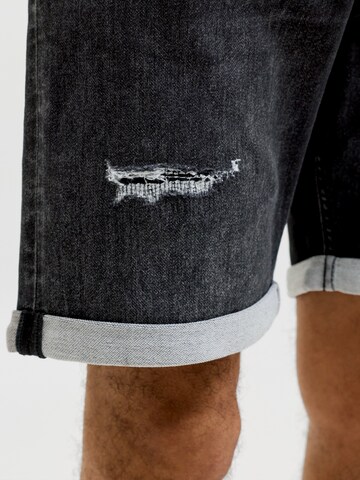 regular Jeans 'JJIRICK JJICON' di JACK & JONES in nero