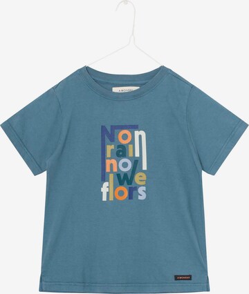 A Monday in Copenhagen Shirt 'No Rain' in Blue: front