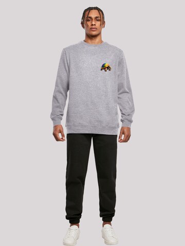 F4NT4STIC Sweatshirt 'Rainbow Turtle' in Grey