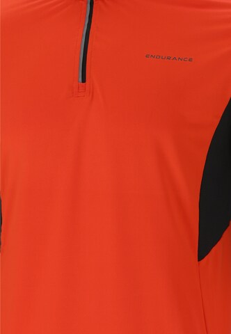 ENDURANCE Performance Shirt 'Lanbark' in Orange