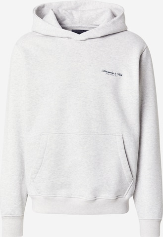 Felpa di Abercrombie & Fitch in grigio: frontale