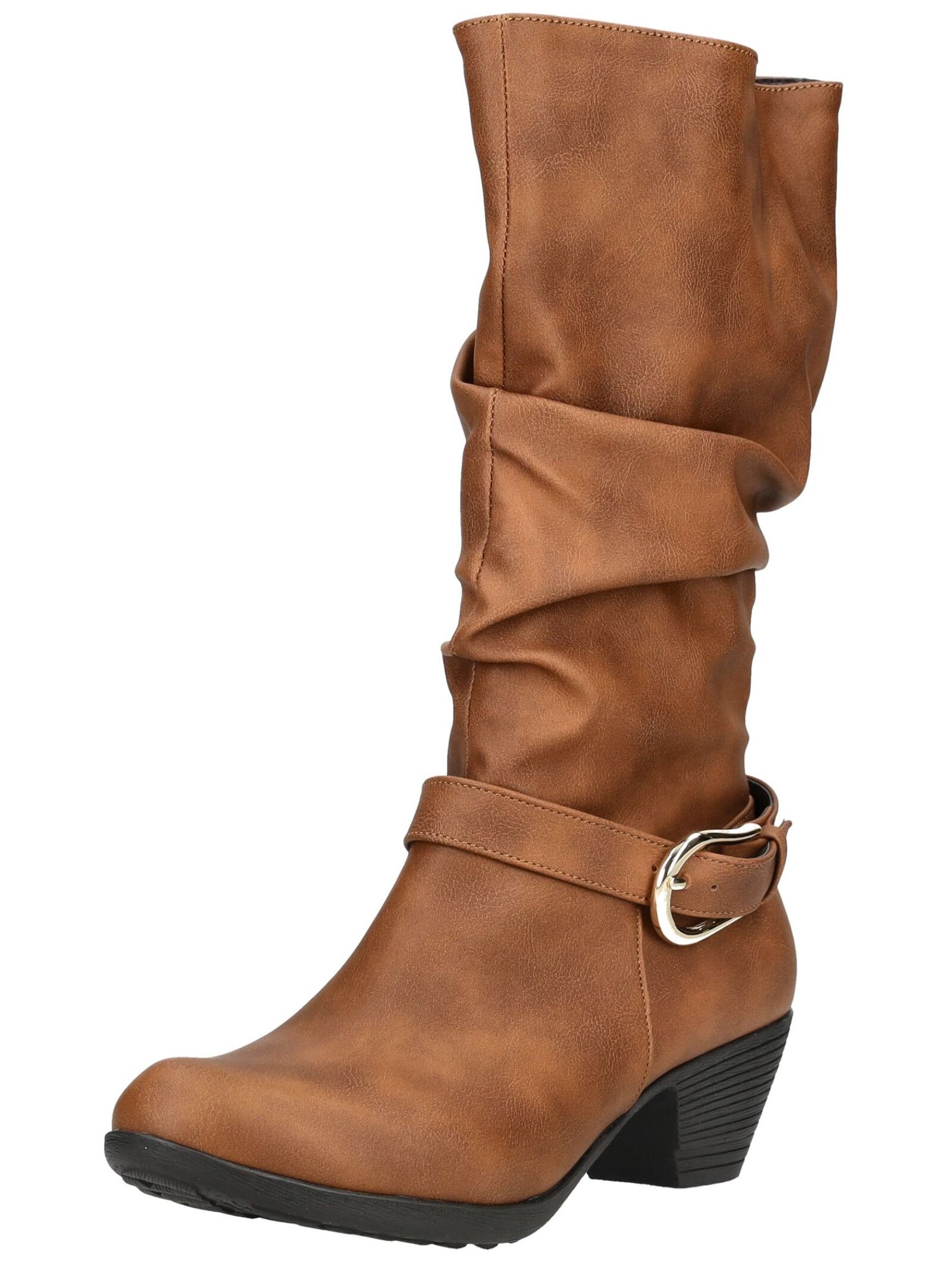 Sandali Donna Andrea Conti 1883604 - Tacco 4 Cm, Chiusura In Velcro, Pelle Morbida, Design Moderno, Beige
