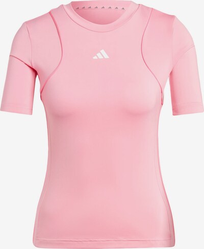 ADIDAS PERFORMANCE T-shirt fonctionnel 'Hyperglam' en rose ancienne / blanc, Vue avec produit