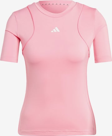 T-shirt fonctionnel 'Hyperglam' ADIDAS PERFORMANCE en rose : devant