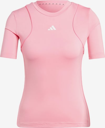 ADIDAS PERFORMANCE Functioneel shirt 'Hyperglam' in de kleur Oudroze / Wit, Productweergave