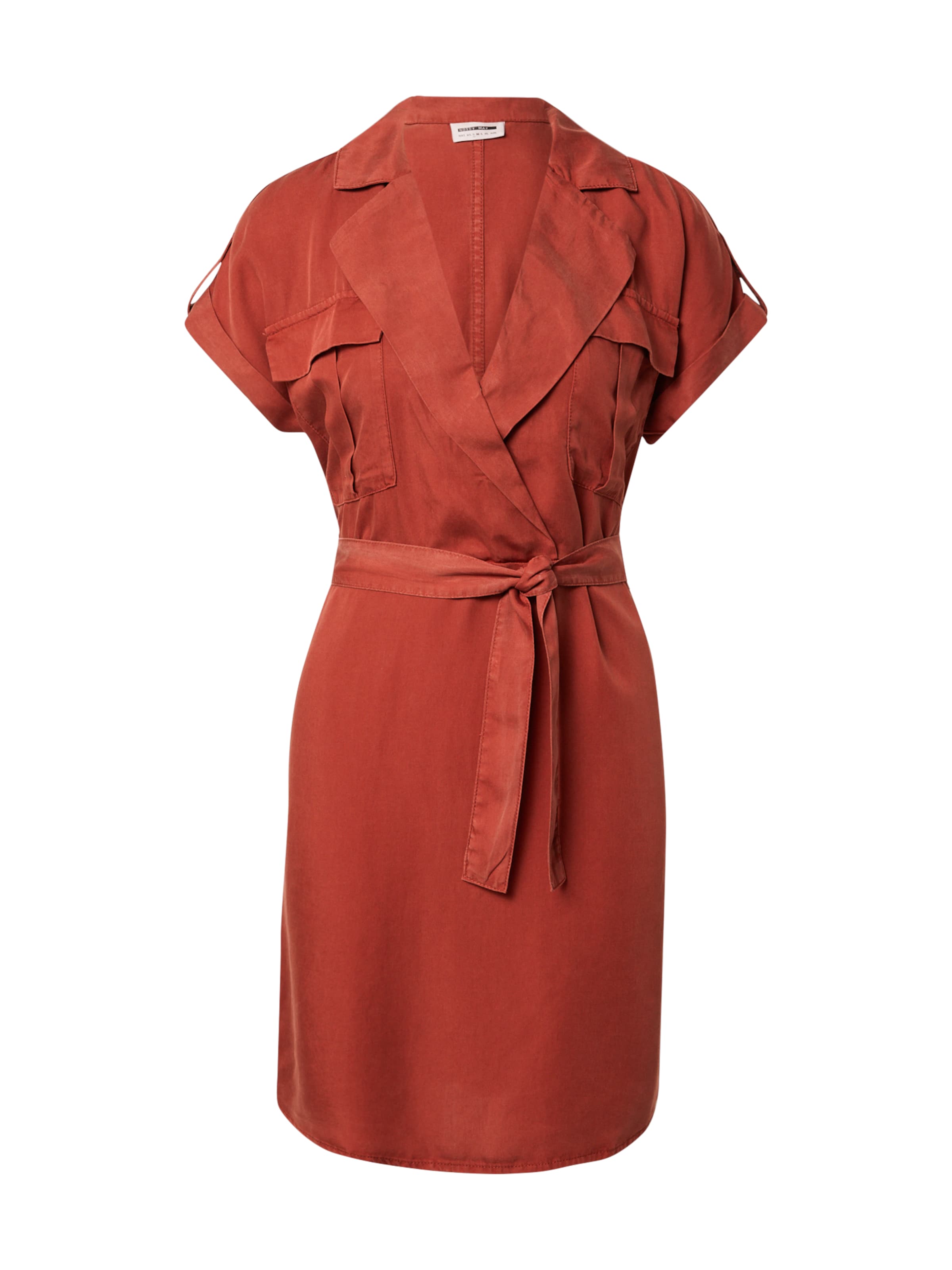 Noisy may Платье-рубашка 'VERA' в Коричневый: спереди