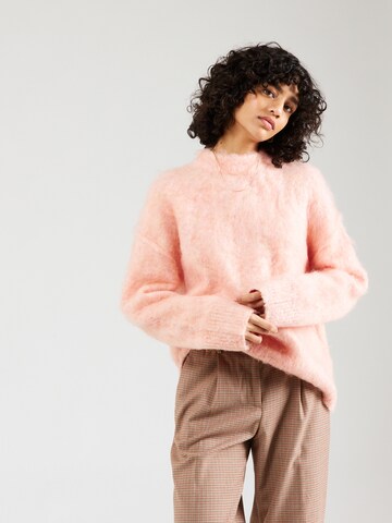 TOPSHOP Sweater in Pink: front