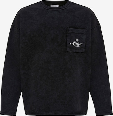 VAMOS CLO Sweatshirt in Black: front