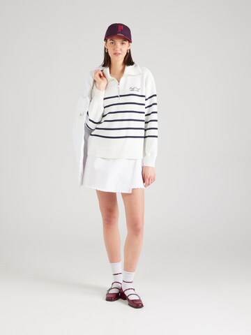 Pull-over HOLLISTER en blanc