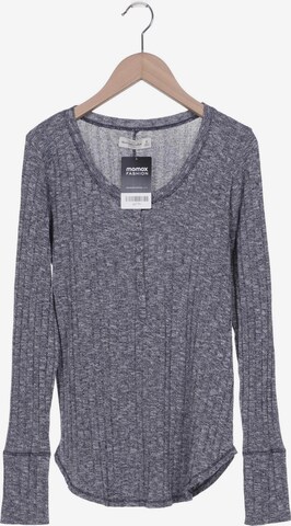 Abercrombie & Fitch Langarmshirt M in Blau: predná strana