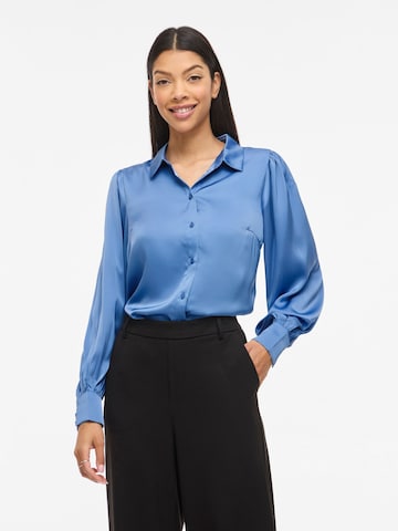 VILA Bluse 'VIEnna Ravenna' in Blau: Vorderseite
