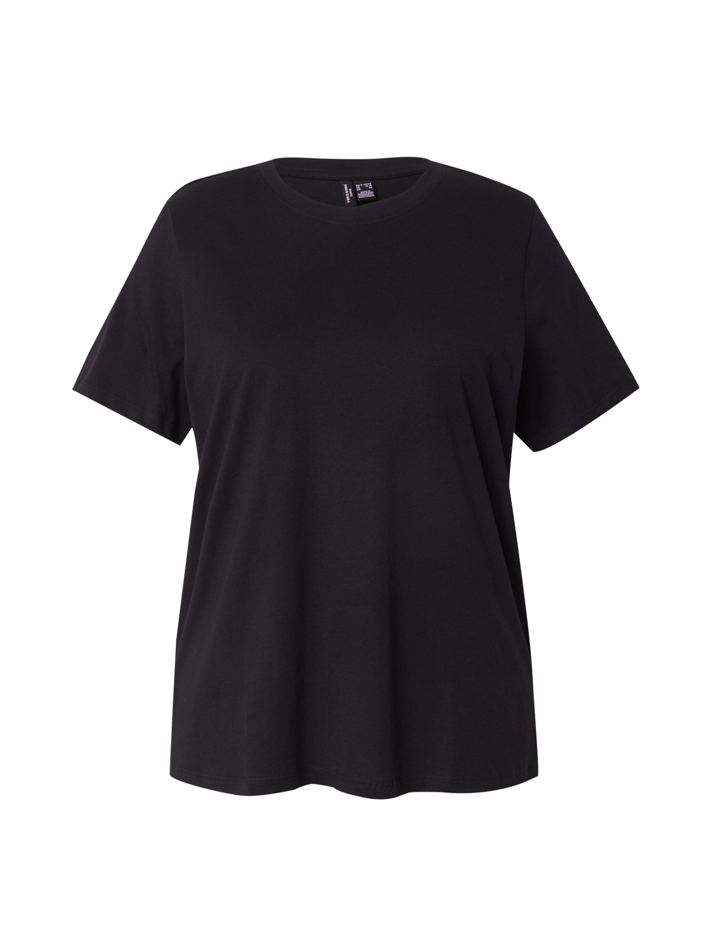 Vero Moda Curve Tričko 'VMPaulina' – černá: přední strana