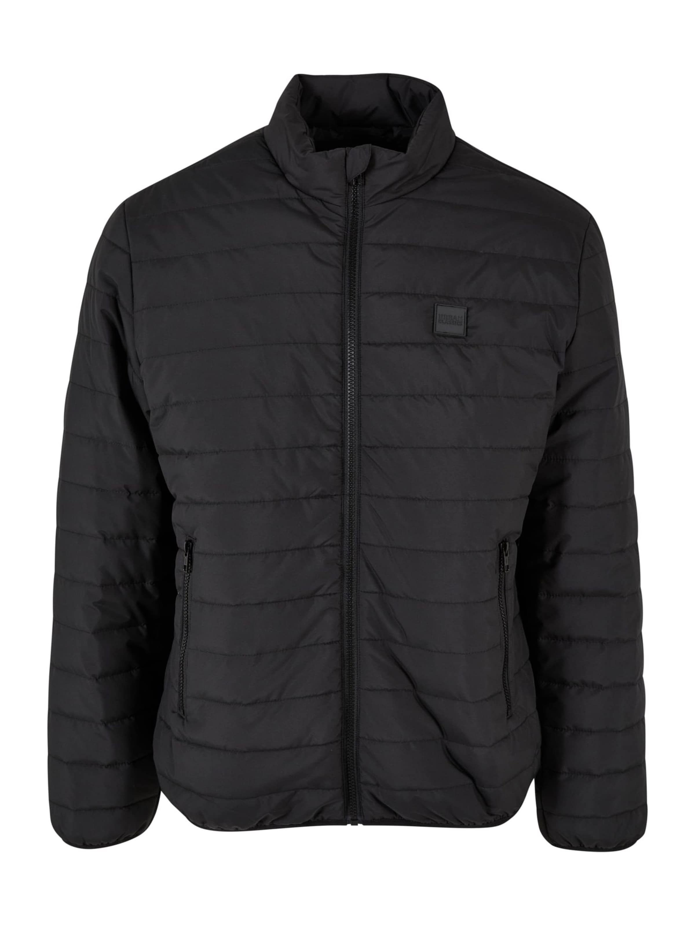 melns Urban Classics Starpsezonu jaka: no priekšpuses