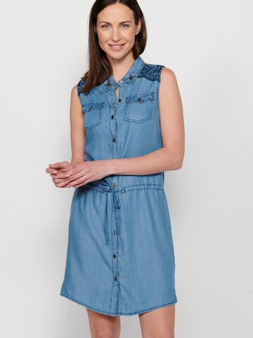 Robe-chemise KOROSHI en bleu