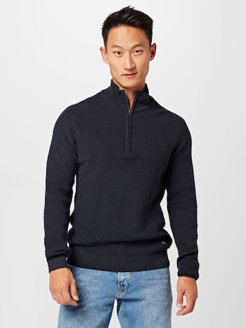 BLEND Sweter 'Codford' w kolorze czarny: przód