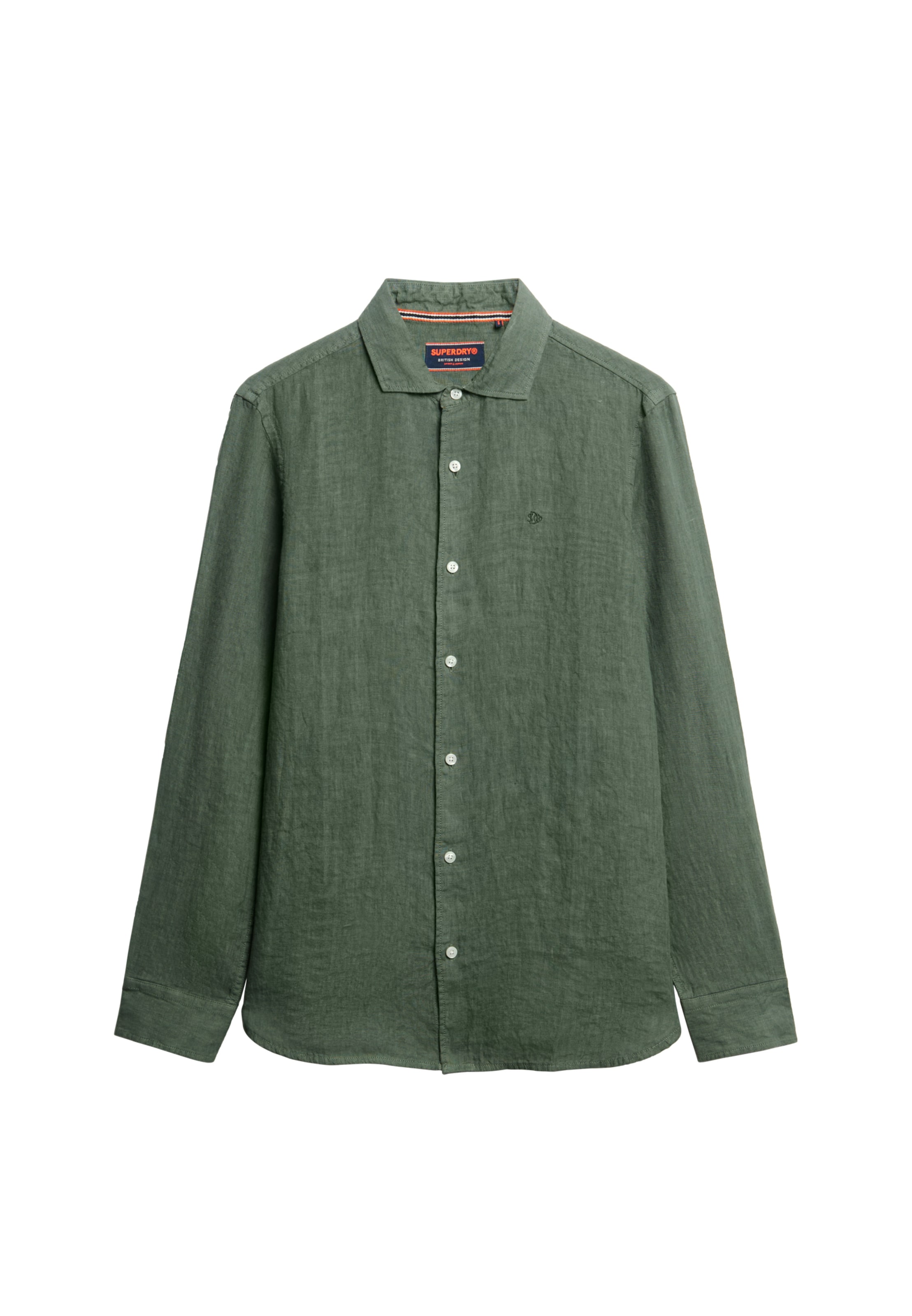 Superdry Overhemd 'Vacation' in Groen: voorkant