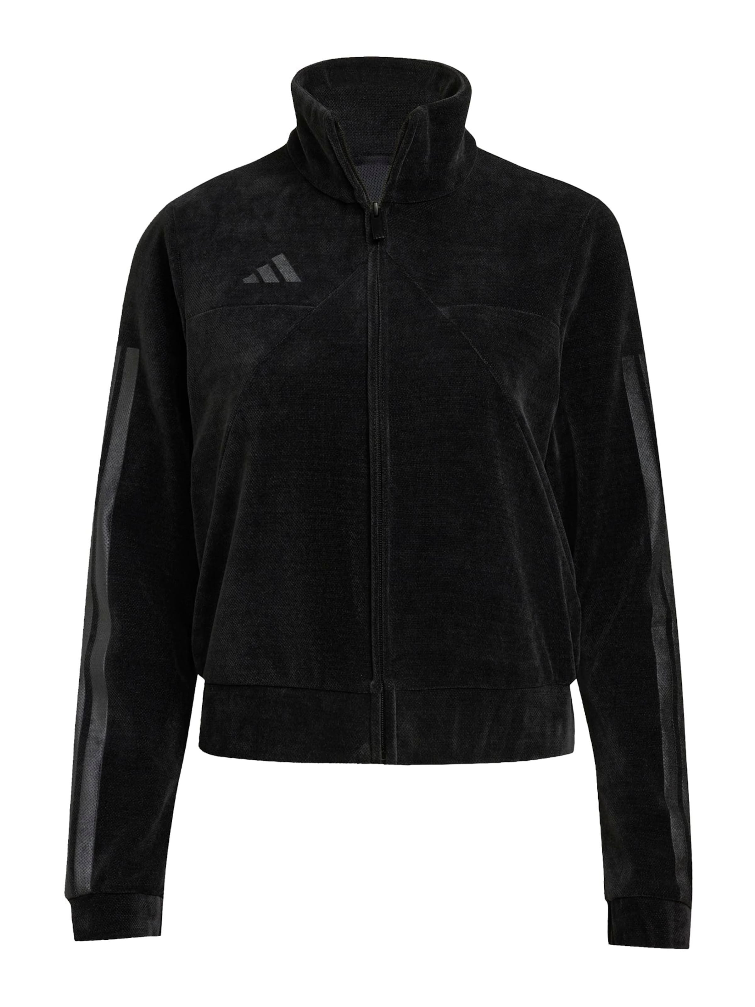 ADIDAS SPORTSWEAR Sportovní mikina 'TIRO' – černá: přední strana