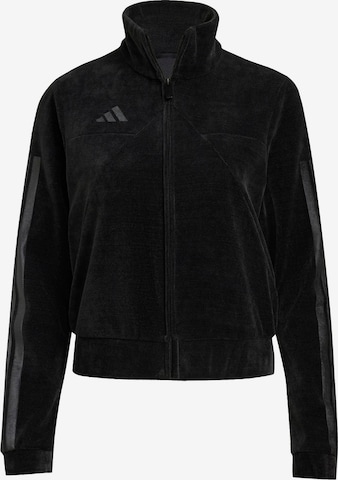ADIDAS SPORTSWEAR Urheilullinen collegetakki 'TIRO' värissä musta: etupuoli