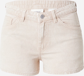 Jean Monki en beige : devant