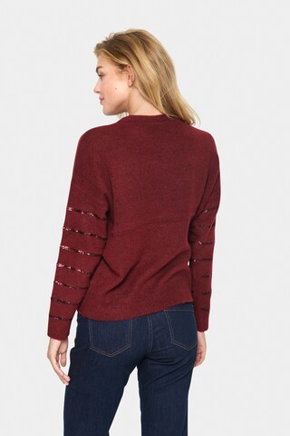 SAINT TROPEZ Pullover 'Zylvier' i rød