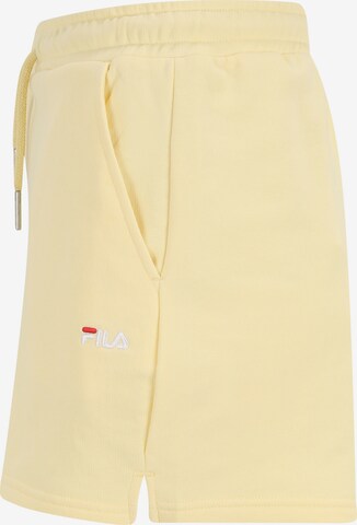 FILA regular Παντελόνι φόρμας 'BUCHLOE' σε κίτρινο