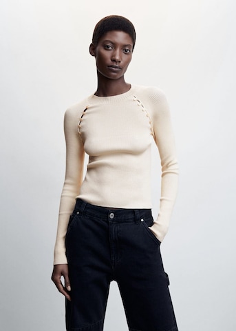 MANGO Pullover in Beige: predná strana