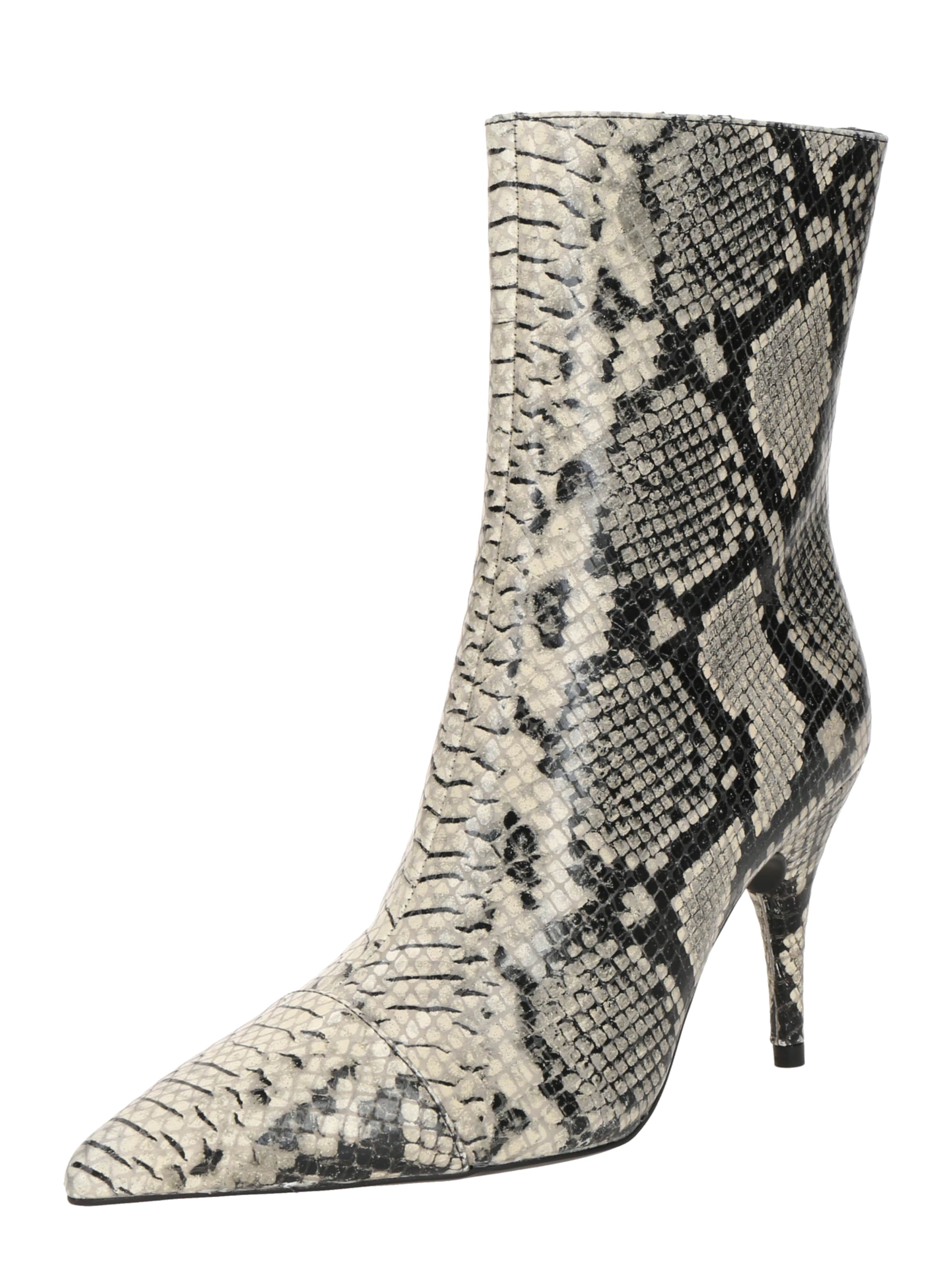 BRONX - Botines 'aly-cia' en beige: frente