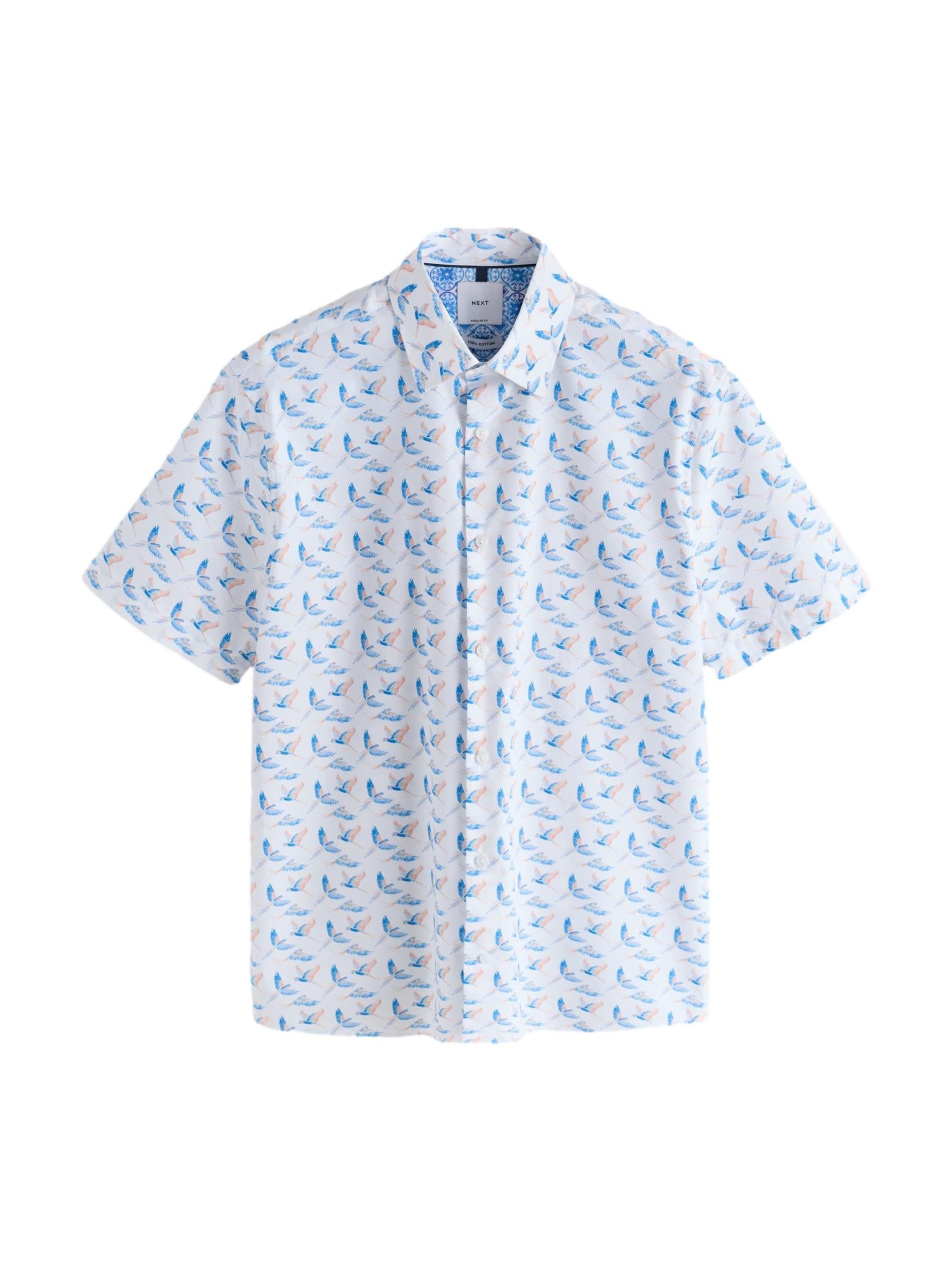 Coupe regular Chemise Next en blanc : devant