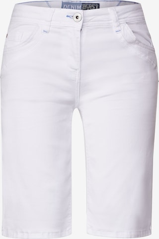 CECIL Regular Jeans in White: front